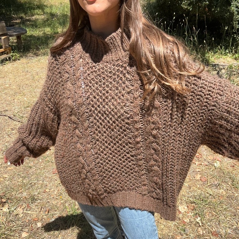 Giant Wooly Sweater XL Cosy Comfy Blanket Cardigan oversized